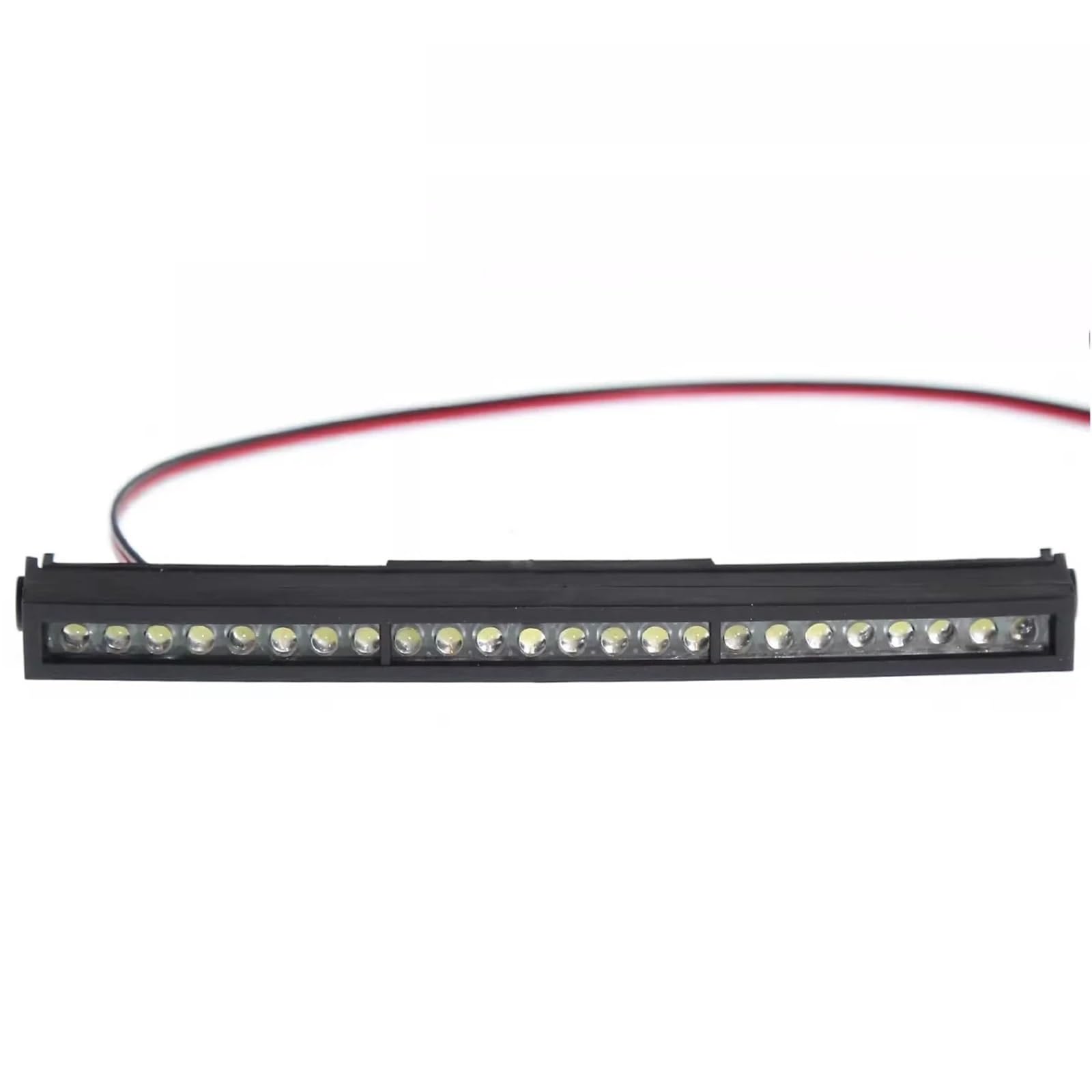 Per Mjx H8H H8P Per Axial Per SCX10 90046 Per Traxxas Per TRX4 1/10 Rc Auto Metallo Flessibile 116Mm Barra Luminosa Sul Tetto Aggiornamento Parti Ricambio Accessori Modellismo RC