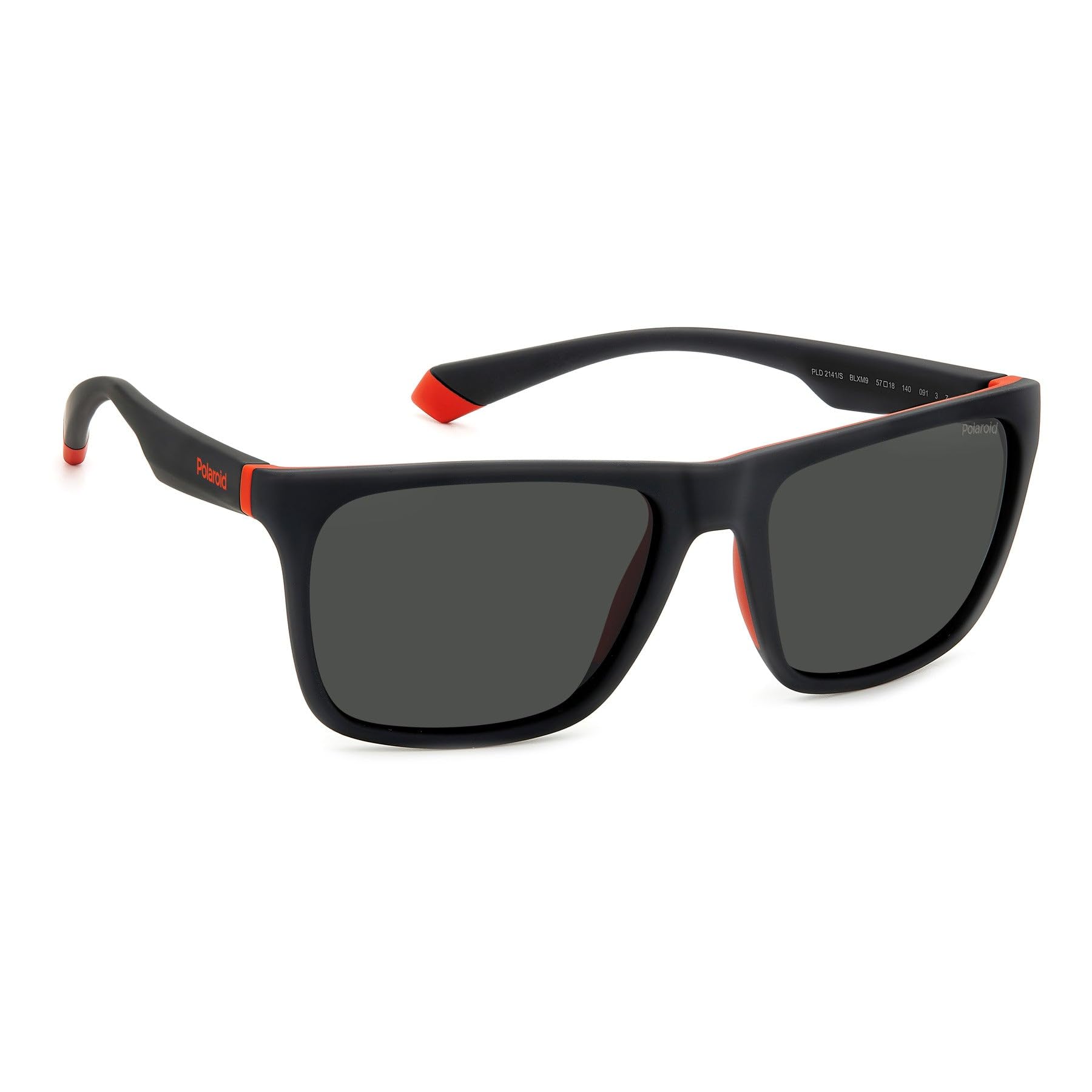 Polaroid Okulary unisex dla dorosłych, Kolor czarny, 57