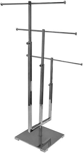 DBM IMPORTS 28-12 H 3 niveles Chrome ajustable joyería soporte al por menor tienda tienda accesorio de exhibición