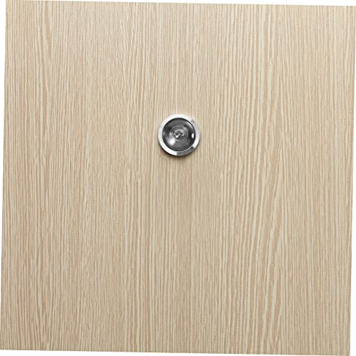 LIFKOME Mirilla de puerta en acero inoxidable con cubierta de privacidad, visor de puerta de seguridad, fácil de instalar miniatura 6