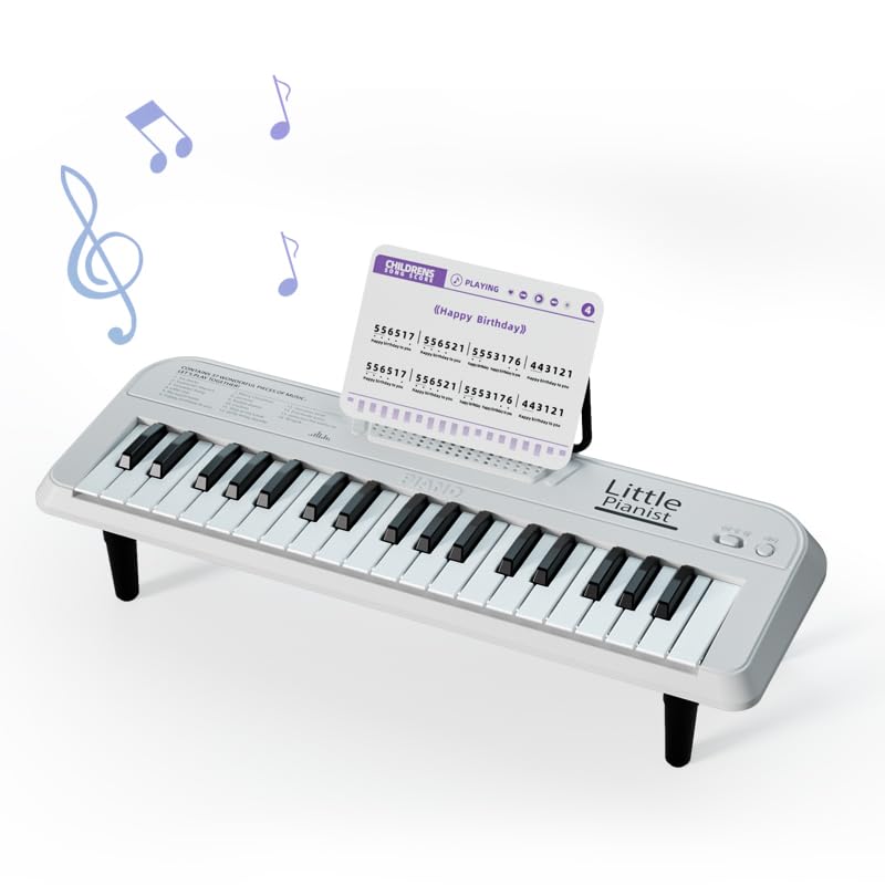 子供用ピアノおもちゃ、37鍵音楽玩具マイク付き