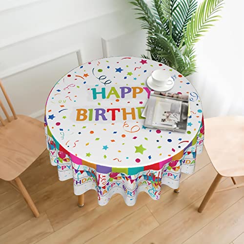 Nappe de table Happy Birthday de qualité supérieure avec drapeaux - 3