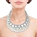 Pristine Coin Cultured Freshwater White Pearl Collar Necklace