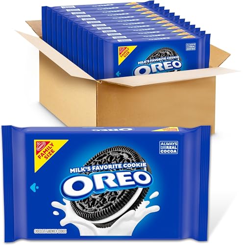 Image of OREO Chocolate Sandwich Cookies, Family Size, 12-18.12 oz Packs