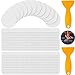 36 PCS Pegatinas Antideslizantes para Bañera, Tiras de Seguridad Adhesivos Antideslizantes, Transparentes Puntos Adhensive con Raspador Antideslizante Pegatina Bañera Ducha Baño Escaleras Impermeable