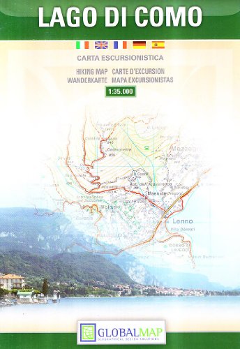 Lago di Como. Carta escursionistica 1:35.000