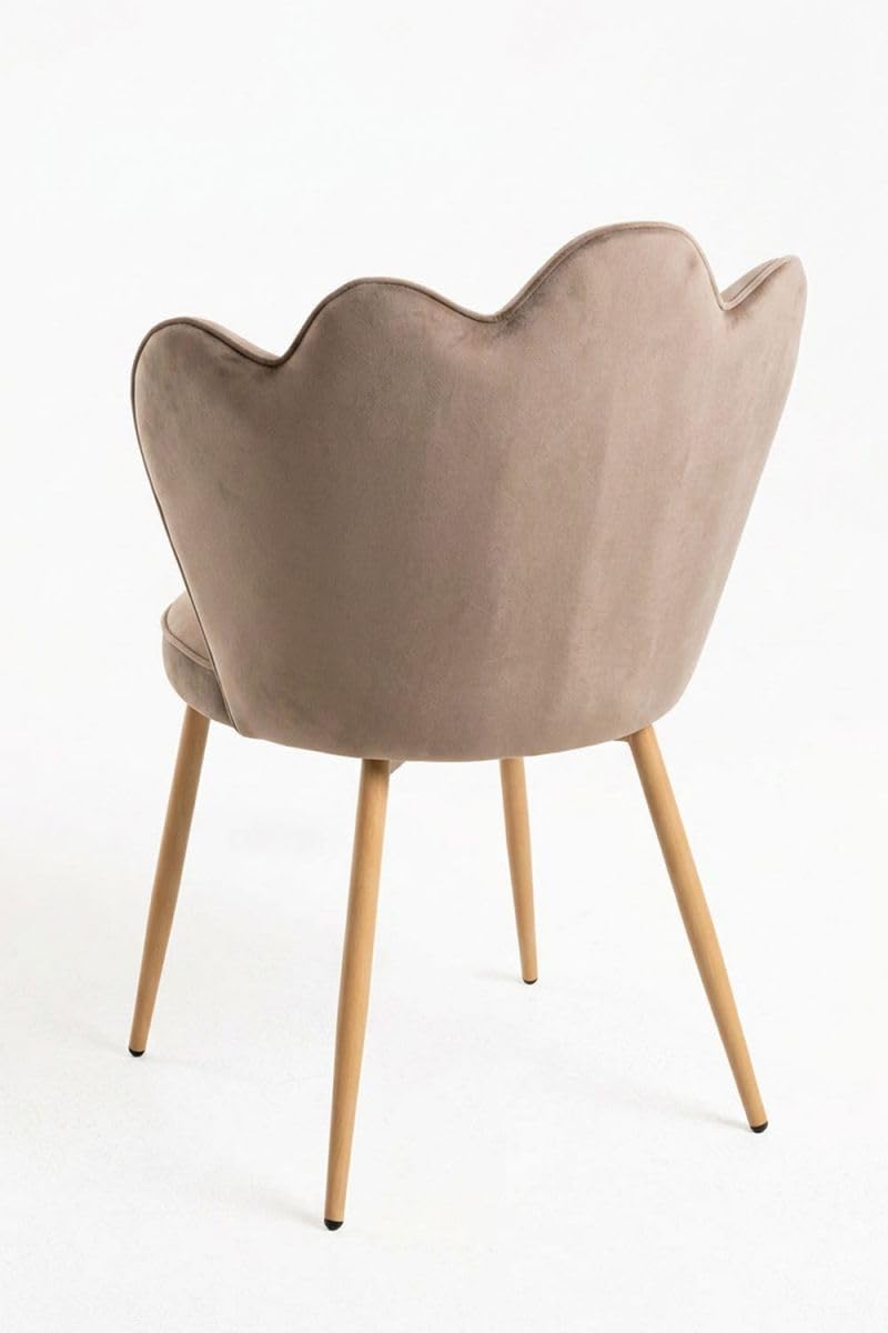 Regalos Miguel - Sillas Comedor - Silla Liaka Terciopelo - Taupe