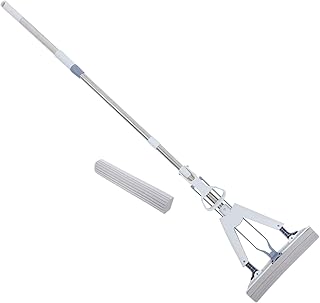 WOFASHPURET 1 Juego Trapeador De Colodión Perezoso Piso Húmedo Trapeador con Almohadillas Lavables Seco Gamuza Agua Hogar Trapeador Mojado Pequeño Mop Plegable Casa Abs