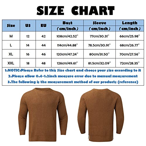 Trench Coats para homens masculino outono inverno casual malha lisa manga raglã suéter blusa masculi