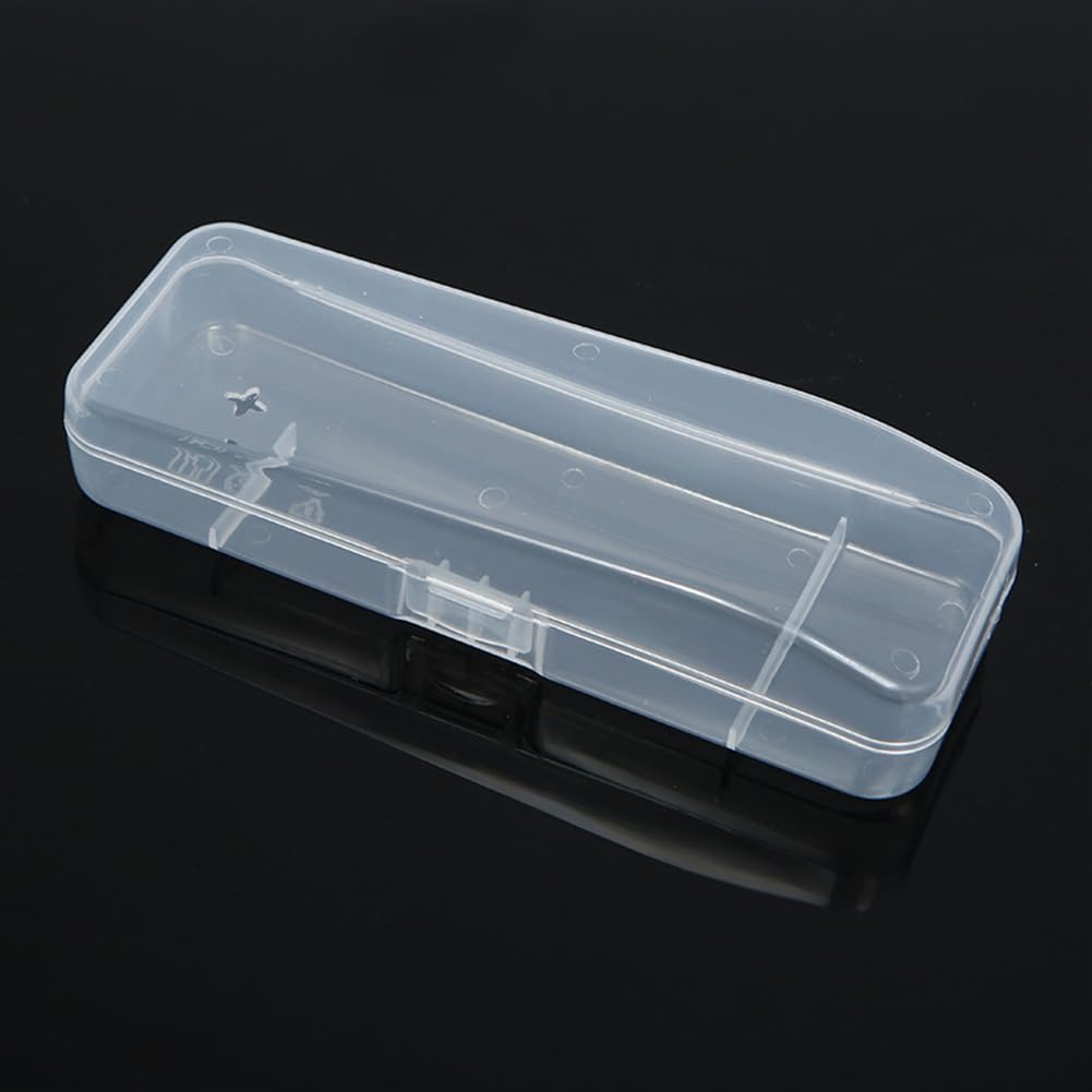 4 PACK White Transparent Shaving Box for Shaver Razor, Container Storage for Manual Razor System, Plastic Box Cover, Razor Protector, Shaving Accessories image 4