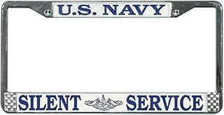 US Navy Submarine Silent Service License Plate Frame