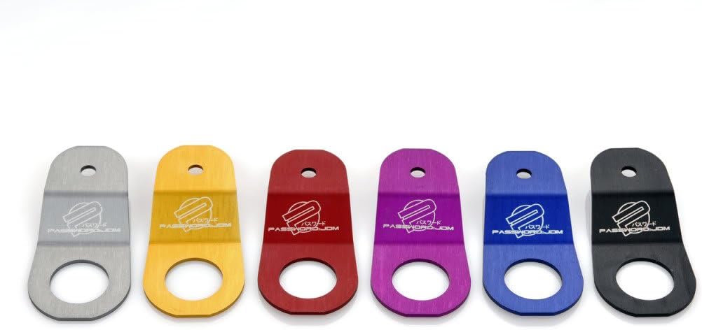 Password JDM Radiator Stay Brackets Pair 94-01 Compatible with Acura Integra / 00-09 Compatible with Honda S2000 - Purple