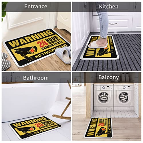 Tapis de porte extérieur pour dissuader les intrus avec message clair - 6