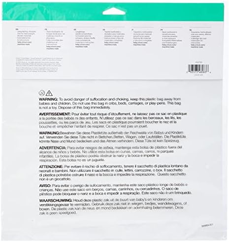 Cricut StrongGrip Machine Mat, 30.5 cm x 30.5 cm (12" x 12"), Purple, One Size