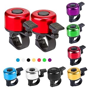 DTnewsun Bike Bell,Bike Bells for Adults and Kids,Crisp Loud Melodious Sound,Bicycle Bell with Loud and Crisp Clear…