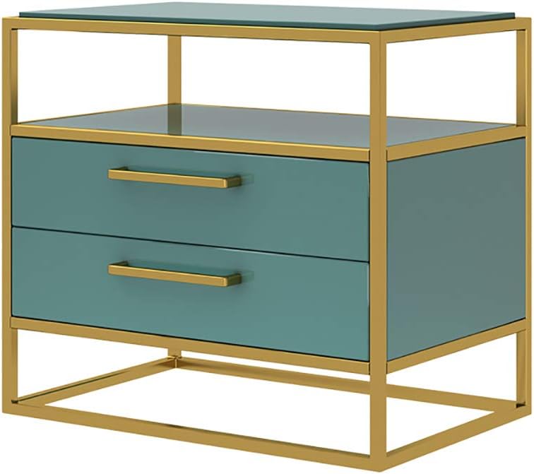 ZHZLXWCX Bedside Table with 2 Drawers Bedside