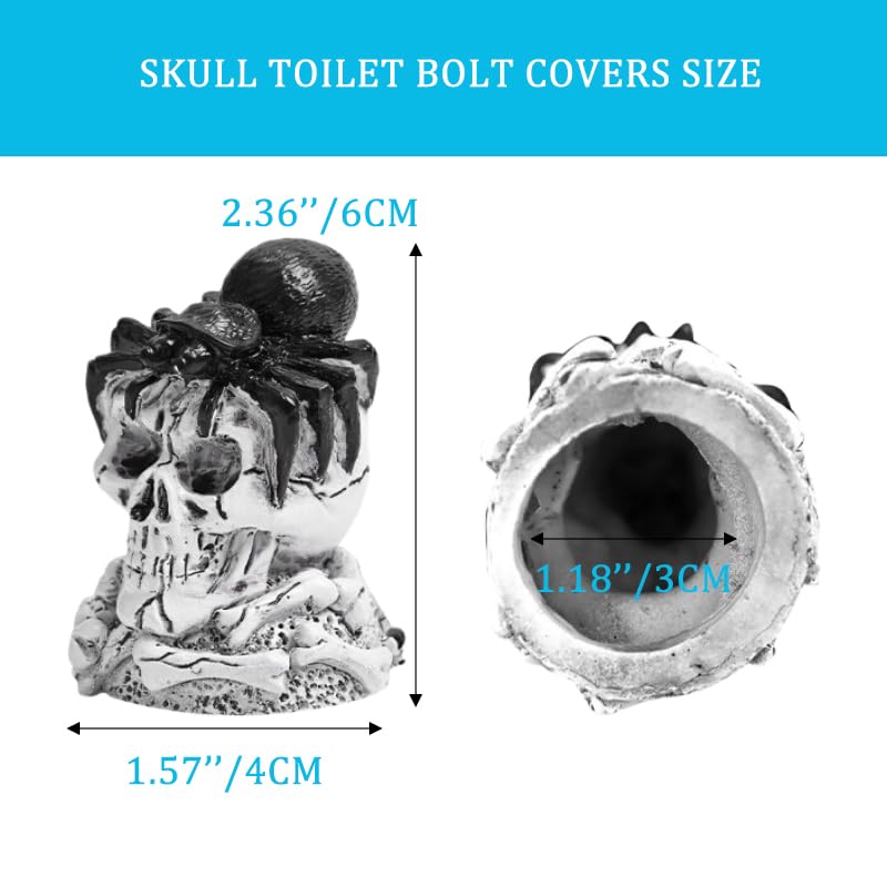 2 Pack Toilet Bolt Covers Decorative,Ceramic Toilet Bolt Covers,Toilet