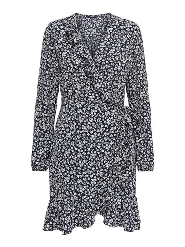 ONLY ONLCARLY L/S WRAP Short Dress NOOS WVN
