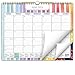2019-2020 Wall Calendar Academic Year- 12"x15" - Colorful, Vibrant, Fun and Fashionable Monthly Calendar