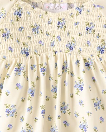 Image of The Children's Place Girls' Long Sleeve Smocked Peplum Top
