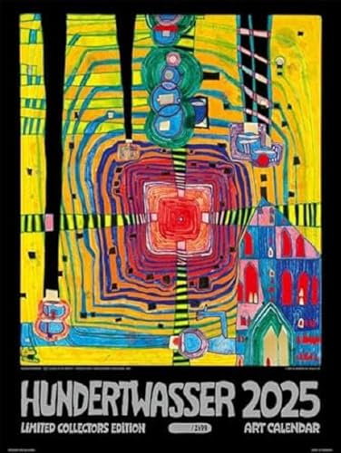 Großer Hundertwasser Art Calendar 2025