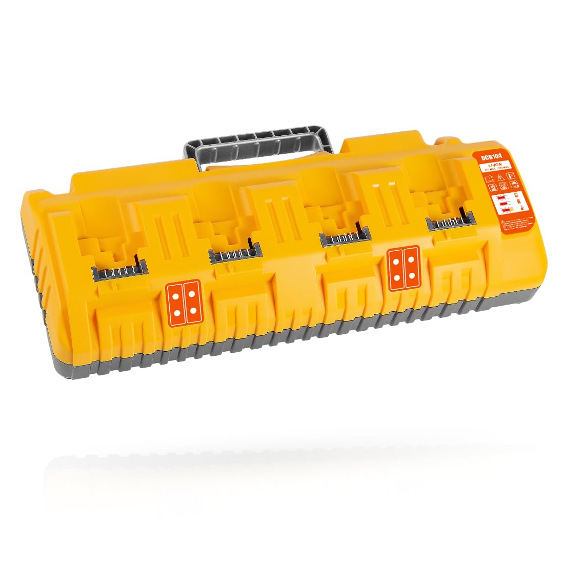 DCB104 Replacement for Dewalt Battery Charger Station 20V,Compatible with Dewalt 12V 20V Max Lithium Battery DCB120 DCB127 DCB112 DCB115 DCB118 DCB107 DCB105 DCB102