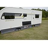 Wohnwagenschürze Caravan Wohnmobil Radabdeckung Abdeckung Aufbewahrung Vorzelt • Robuste 60 cm hoch mit viel Stauraum und Fächern