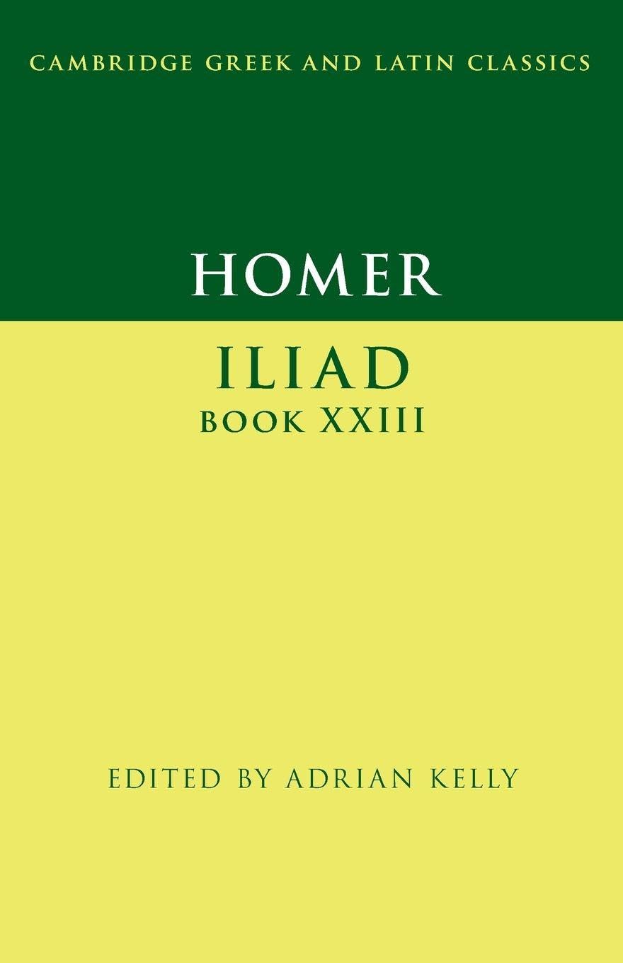 Homer Iiliadi Book Xxiii