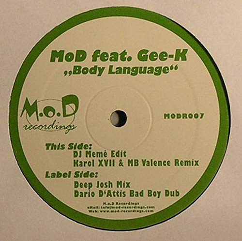 Body Language [Vinyl Single 12'']