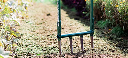 Meadow Creature All Steel Broadfork 12 púas Verde BF-12 miniatura 4