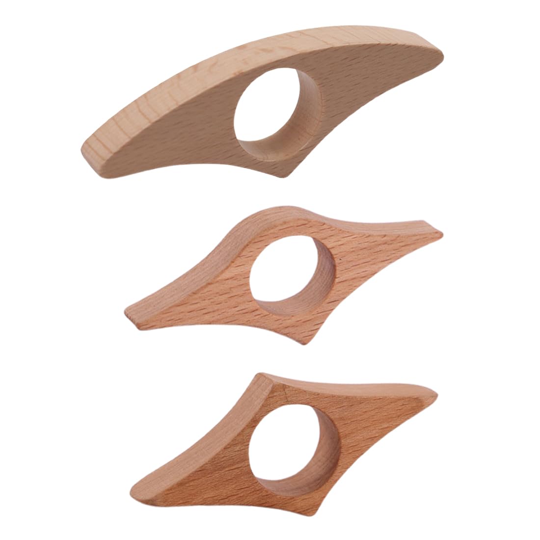 Ferma-pagine in Legno Massello con Anello, Accessorio per Lettura per Bambini e Adulti