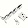 Stainless Steel 8 Hole – Anti-Theft Clutch & Brake Pedal Security Device The Vehicle Safety & Protection #4