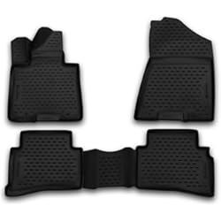 Alfombrillas De Goma Para Kia Sportage Element EXP.CARKIA00005 - Alfombrillas de Goma Antideslizantes para Kia Sportage IV QL 2016-, Color Negro, Ajuste
