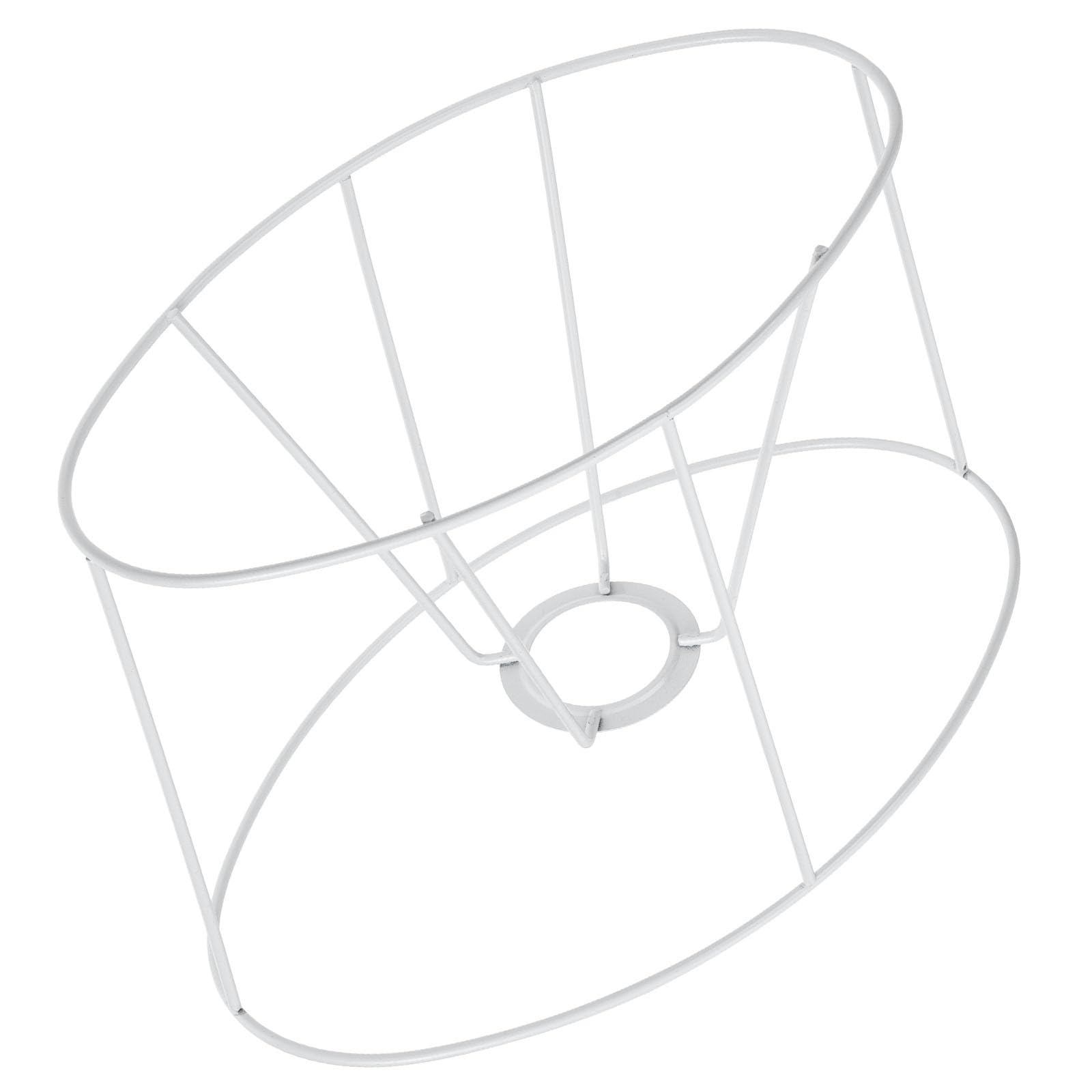 Cadre abat-jour conique ovale E27 Healvian support métallique pour lampe de table