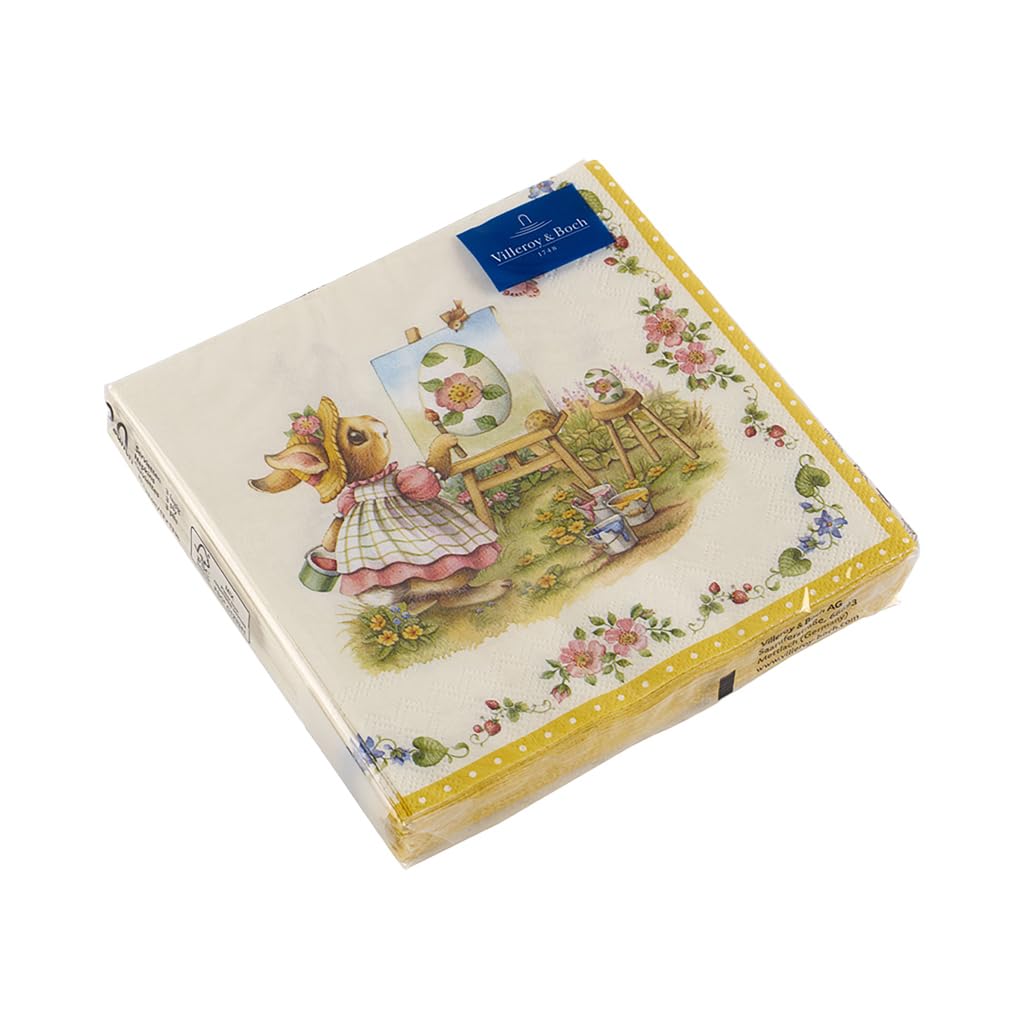 Villeroy & Boch Spring Fantasy Tovaglioli Coniglio 33x33 cm 20 pezzi – Le Gioie