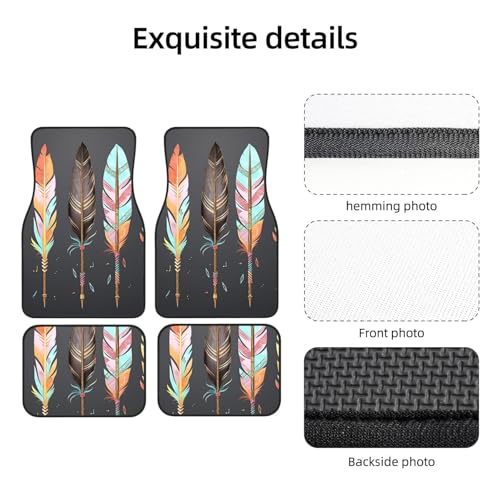 Tapis de sol voiture étanches toutes saisons avec talonnette - 5