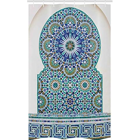 ABAKUHAUS Rideau de Douche Marocain Cover