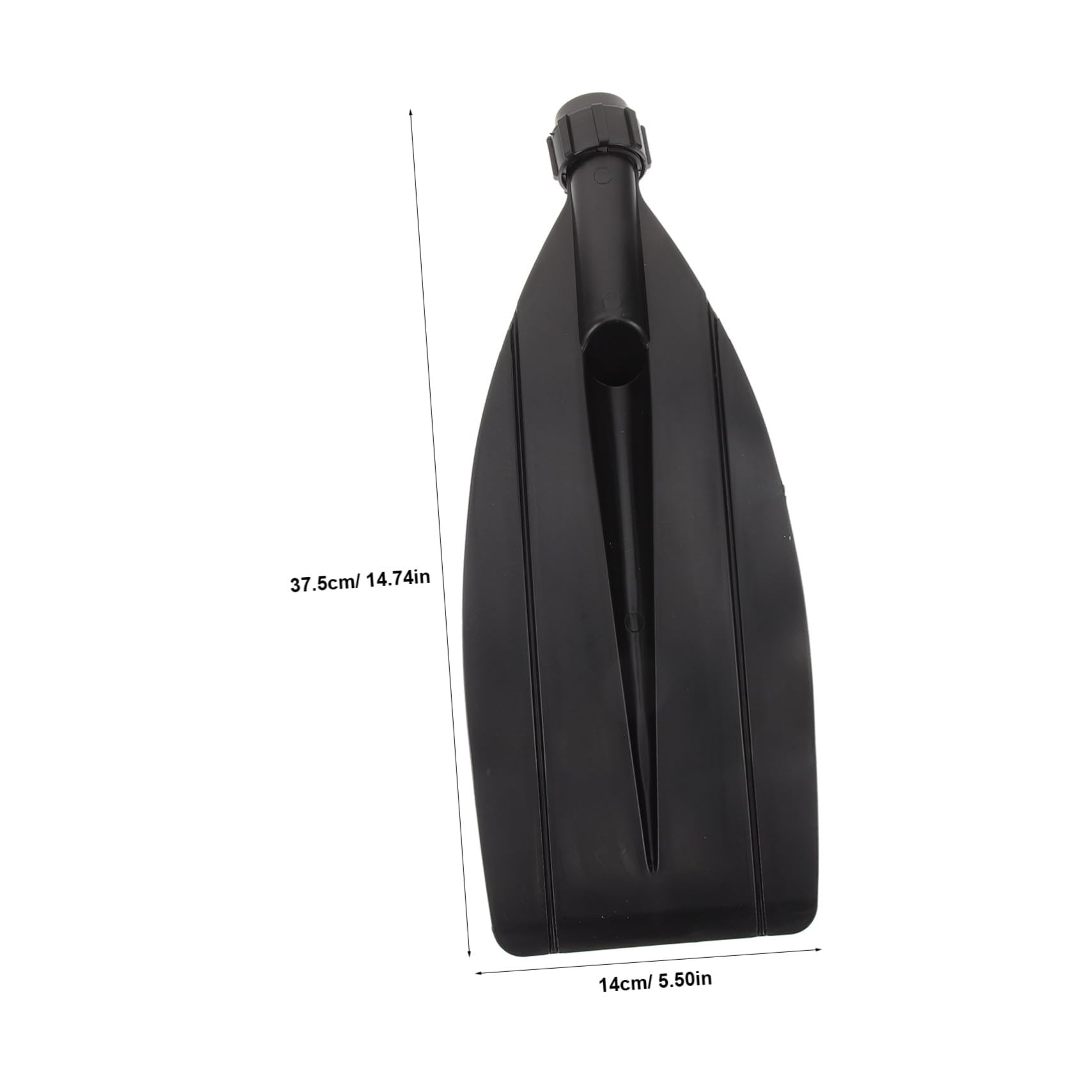 UKCOCO Paddelzubehör Ersatzschaft Freizeit Sup Paddler Kajakpaddel Leichtgewicht Hochtragbare Griffe Boot Ausziehbares Abnehmbares Kunststoff Schwarz