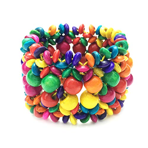 MANILAI Beaded Handmade Wood Bracelets For Women Vintage Bracelets Bangles Statement Jewelry MANILAI Beaded Handmade Wood Bracelets For Women Vintage Bracelets Bangles Statement Jewelry