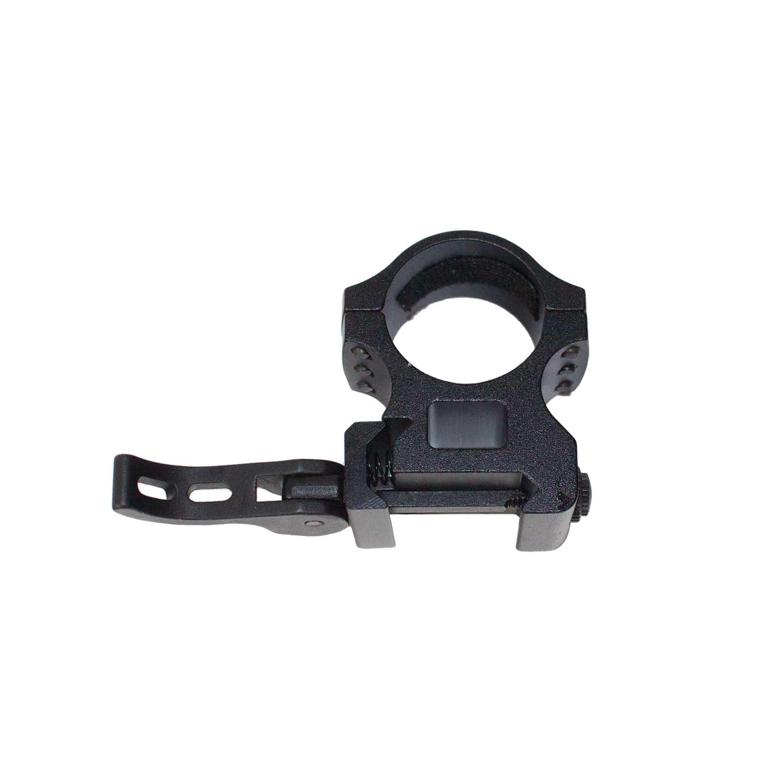 AluTech Montagen - 2er- Set 25,4 mm Ringmontage für 21 mm Weaver/Picatinny mit Schnellverschluss - Zielfernrohrmontage/Montage für Zieloptik - mit Anti-Rutsch-Einlage
