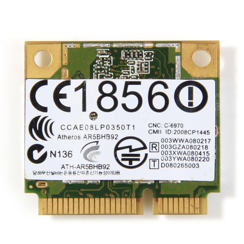 Atheros ar9280 ar5bhb92 Demi Taille carte wifi PCI-E sans fil WLAN sans fil 802.11 a/b/g/n azurewave aw-ne733h