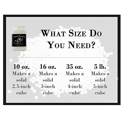 Polly Plastics Moldable Plastic Pellets For Cosplayers And Hobbyists In Ez Grip Jar With Idea Booklet (16 Oz) #TOP6