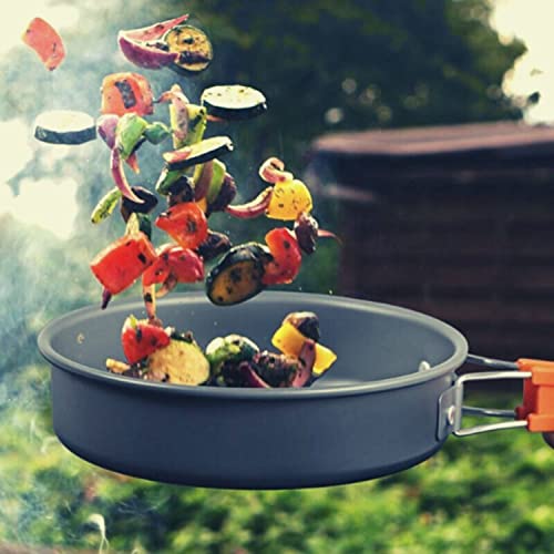 WILDVIVAL Outdoor Camping-Geschirr für 1-3 Personen, die Campingküche 12-teilig - Campingkocher-Set mit Kochtopf… - Image 7