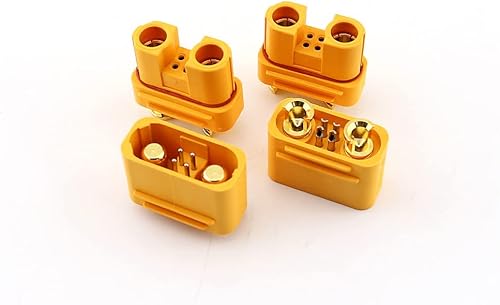 Miniatura 6 de SoloGood AS150U Enchufe de alta corriente continua Conector Banana Head Anti-chispa con pin de señal Batería de litio Piezas de enchufe impermeables