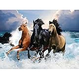 Wave Runners - 300 Piece Jigsaw Puzzle Heavenly Horses Series by Lafayette Puzzle Factory