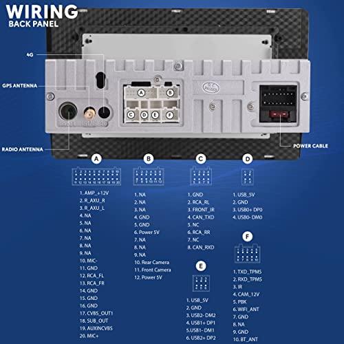 Pyleusa Single Din Car Stereo Receiver-10'' 1080P Hd Touch Screen Bluetooth Car Radio Audio Receiver Multimedia Player - Wifi/Gps/Am/Fm, Mirror Link For Android/Ios, Front/Rear Dvr Camera, Dual Usb #TOP1