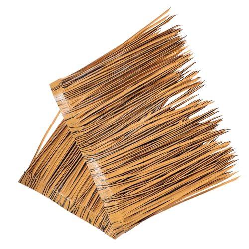 HEMOTON Tetto in Paglia Artificiale Tetto in Paglia Sintetica Per Decorazione Da Per Cortile Simulazione Di