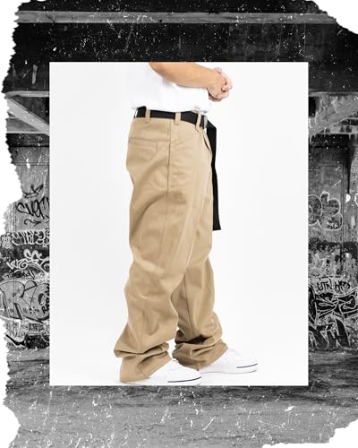 FB County 50/50 Mens Baggy Pants - Loose Fit, Durable & Soft Poly-Cotton Twill, Wide Leg Pants for Men Streetwear2