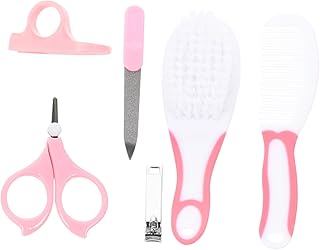 ibasenice 1 Conjunto/6 Pçs Conjunto De Cuidados Com O Bebê Kit De Manicura Aparador De Unhas Conjuntos De Unhas Do Bebê Lixa De Unhas Do Bebê Cortador De Unhas Seguro Tesoura De Unhas Kit