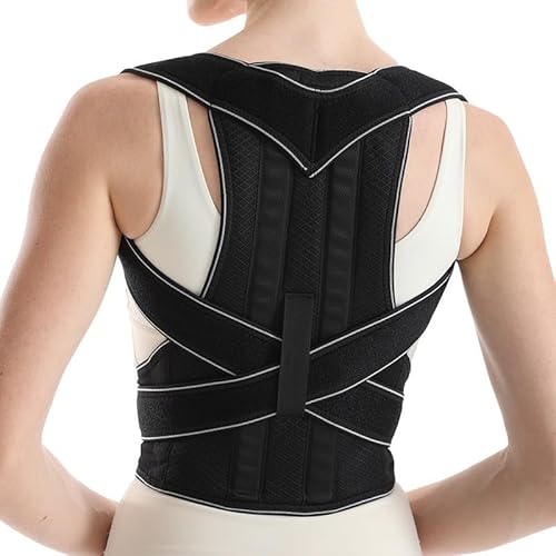KDBDFC Posture Corrector for Women Men Shoulder Straightener Adjustable Full Back Support Upper Lower Pain Relief-Scoliosis Hump